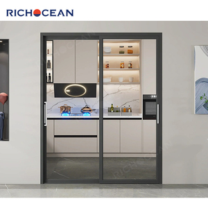 RICHOCEAN Foshan Fabricant de portes coulissantes intérieures à bas prix, portes coulissantes en verre et aluminium pour les pièces - Product Image 5