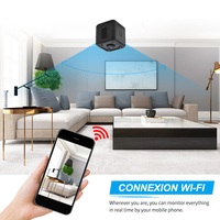 X6 caméra de moniteur de baby-sitter sans fil 1080p hd micro caméra enfants sûr enregistreur vidéo AVI prise en charge 32g carte tf capteur de vision nocturne