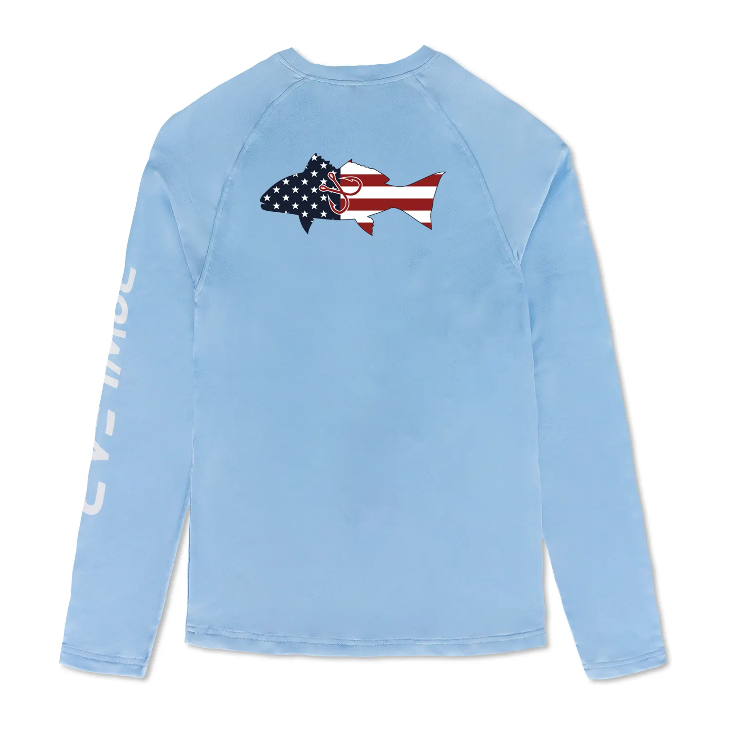 High quality dye sublimation polyester mens kids spf 50 custom uv protection royal blue fishing shirt