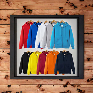 Produttori di abbigliamento personalizzato autunno <span class=keywords><strong>e</strong></span> inverno 230 grammi moda semplice da <span class=keywords><strong>uomo</strong></span> <span class=keywords><strong>felpa</strong></span> a maniche lunghe <span class=keywords><strong>con</strong></span> <span class=keywords><strong>cappuccio</strong></span> - Product Image 3