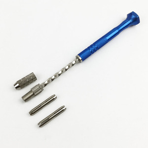 Yusu Hand Drill With Twist Bits 9 Piece Set For Gundam <b>Model</b> <b>Building</b> Blue - Product Image 1