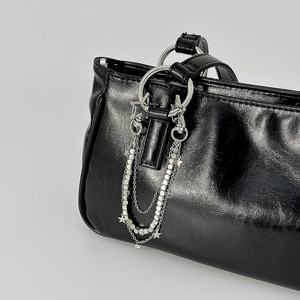 Llavero con Colgante de Estrella de Cinco Puntas Multicapa Estilo Hip Hop, Unisex, para Uso Diario, Cadena para Cartera, Decoración para Jeans, Joyería de Moda, Regalo - Product Image 4