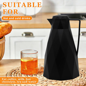 Nouvelle Thermos de Luxe Grande Capacité Thermos Théière Carafe à Café sous Vide Doublure en Verre 1 Litre Sans BPA PP Double Paroi Thermos - Product Image 3