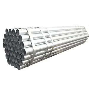 Tubo de acero redondo pregalvanizado de 90mm Precio de tubo Gi Tubo galvanizado redondo sumergido en caliente