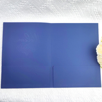 Carpeta de Presentación de Documentos A4, 9x12, Reciclada, Resistente, con Logotipo Personalizado de la Empresa, 2 Bolsillos, para Tarjetas de Visita