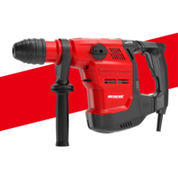 Martillo Perforador Rotatorio SDS Max de Alta Resistencia 3302 de 1600W, Martillo de Impacto con Cable para Renovación de Concreto y Proyectos de Construcción