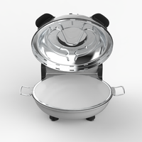 Mini four à pizza d'intérieur électrique à la maison de Offre Spéciale avec la fenêtre de vue