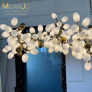 Lustre en <span class=keywords><strong>verre</strong></span> <span class=keywords><strong>fumé</strong></span> en forme d'oeuf de qualité supérieure <span class=keywords><strong>lampe</strong></span> de plafond suspendue multicolore personnalisable pour l'éclairage de l'hôtel - Product Image 1