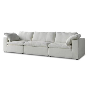 Hiện đại sang trọng đảo ngược Chaise <span class=keywords><strong>couch</strong></span> Convertible L-hình cắt sofa Set cho căn hộ phòng khách mặt đất thấp ghế sâu - Product Image 1