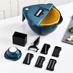 New 9 in 1 <b>Vegetable</b> <b>Chopper</b> Bowl and Colander Set Ful Lstar Cutting Tool Fruit <b>Vegetable</b> <b>Chopper</b> Machine <b>Vegetable</b> Cutter - Product Image 2