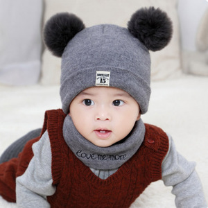 <span class=keywords><strong>Bonnet</strong></span> à pompons <span class=keywords><strong>pour</strong></span> garçon et fille, <span class=keywords><strong>bonnet</strong></span> d'hiver, écharpe tricotée chaude, <span class=keywords><strong>bonnet</strong></span> à ourlet <span class=keywords><strong>en</strong></span> <span class=keywords><strong>laine</strong></span> <span class=keywords><strong>pour</strong></span> <span class=keywords><strong>nouveau</strong></span>-<span class=keywords><strong>né</strong></span> - Product Image 1