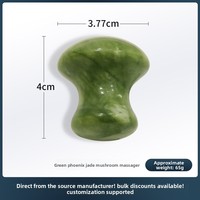 Vente en gros d'usine YUE XIU Rouleau de massage en quartz jade naturel en forme de champignon pour le visage, les yeux et le corps avec logo personnalisé