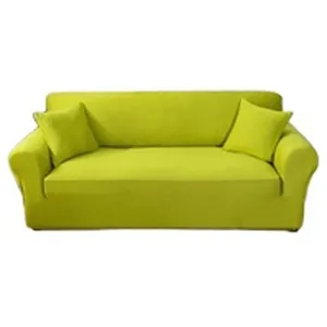 Kayma dayanıklı çıkarılabilir evrensel elastik 3 koltuk kumaş kanepe örtüsü dayanıklı yıkanabilir deri düz renk 3 koltuk kanepe kapak