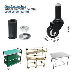 Magra Rodízios Da Tubulação 2-<span class=keywords><strong>inch</strong></span>/giratória Rodízios/fábrica Bancadas, Armazenamento E Equipamento De Transporte, Rodada Rodas De Expansão Da Tubulação - Product Image 1