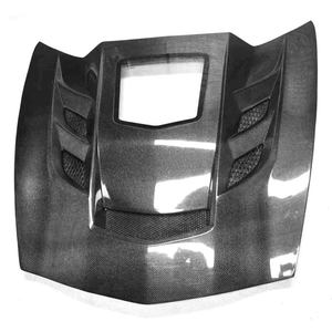 New High-quality Black Forged Carbon Fiber Bonnet Car Cover for C7 2014-2019 - Product Image 3