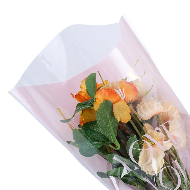 Loveinside Sacchetto regalo grande in plastica rosa, con etichetta e