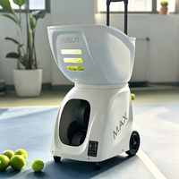 Máquina de Tenis Inteligente PT-MAX C, Lanzador de Pelotas de Pádel con Múltiples Ejercicios, Alimentador Automático, Control Remoto y Aplicación para Exteriores