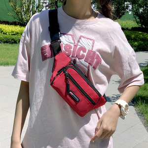 Sac de taille G6 Sport pour hommes et femmes, sac de poitrine portable pour cyclisme, randonnée, voyage, avec logo, couleur unie, décontracté - Product Image 2