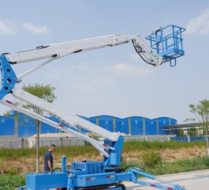 Kompak dilacak Crawler Lift 8 m-24 m <span class=keywords><strong>Platform</strong></span> Boom <span class=keywords><strong>Platform</strong></span> kerja udara <span class=keywords><strong>Platform</strong></span> semua medan akses hidrolik Lift Crawler Man Lift - Product Image 5