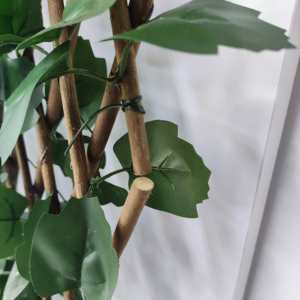 Stokta hafif dayanıklı hasır çit yeşil yaprak tasarımı ile doğal çevre dostu bahçe sınır ısıl işlem görmüş söğüt çerçeve - Product Image 5