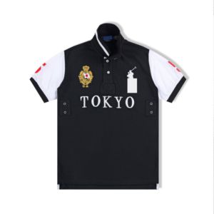 City Style Men's Clothing Men's Embroidered Short Sleeved Polo <strong>Shirt</strong>, High-quality Pure Cotton Summer Fashion <strong>Collar</strong> <strong>T</strong>-<strong>shirt</strong> - Product Image 4