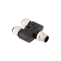 Adaptateur M12 de type Y mâle vers 2 connecteurs femelles