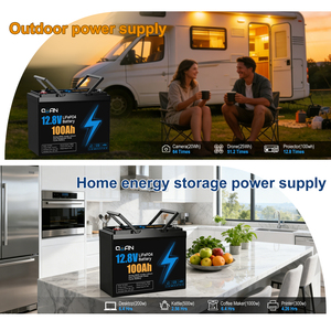 Batería Solar de 1280 Wh, 12.8 V, 100 Ah, LiFePO4, IP65, para Sistema de Paneles Solares, Almacenamiento de Energía Doméstica, Power Wall - Product Image 4