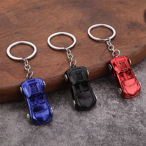 Porte-clés de <span class=keywords><strong>voiture</strong></span> convertible en alliage 3D, véhicule de course, pour concessionnaires automobiles, cadeau client - Product Image 1