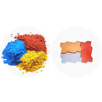 Briques couleurs colorant poudre d'oxyde de fer rouge