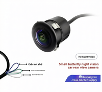 Caméra de recul universelle 18,5 mm perforée à trois interrupteurs HD CCD pour toutes les voitures