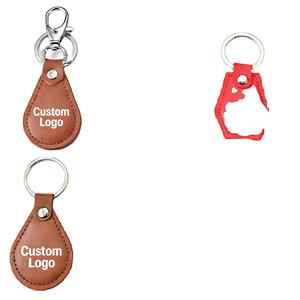 Llavero de Cuero Personalizado al por Mayor con Logotipo, Regalo de Recuerdo, Llavero de Coche de Cuero PU de Alta Calidad, Regalo Promocional Empresarial - Product Image 1