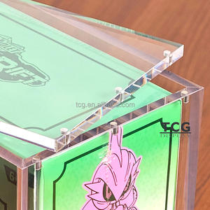 TCG Vente en gros <span class=keywords><strong>Pokemon</strong></span> <span class=keywords><strong>Go</strong></span> Elite Trainer Box Acrylique Aimant Vitrine Anti-UV PLUS Protection <span class=keywords><strong>ETB</strong></span> <span class=keywords><strong>Pokemon</strong></span> Case Avec Base - Product Image 3