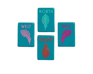 ชุดไพ่นกกระจอก 4 <span class=keywords><strong>ค</strong></span>น <span class=keywords><strong>แบ</strong></span>บอเมริกันหรูหราทันสมัย วาดลายด้วย<span class=keywords><strong>ม</strong></span>ือ ลายบลูอายแจ็<span class=keywords><strong>ค</strong></span> อะ<span class=keywords><strong>ค</strong></span>ริลิ<span class=keywords><strong>ค</strong></span> ปลอดสารพิษ ขนาดใหญ่พิเศษ 4 ชั้น - Product Image 1