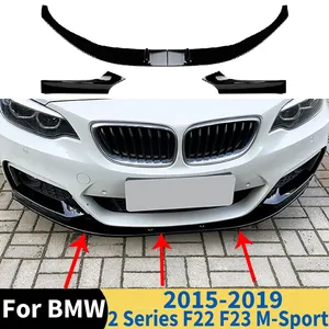 Car Front Bumper <b>Lip</b> Spoiler Diffuser For 2 Series F22 F23 M-Sport 2015 2016 2017 2018 2019 Auto Accessories Tuning - Product Image 1