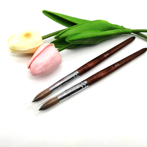 Pinceau à ongles en poils de Kolinsky 100% pur avec manche en bois, différentes tailles personnalisées, pinceau de qualité supérieure pour la manucure et l'art des ongles en salon - Product Image 3