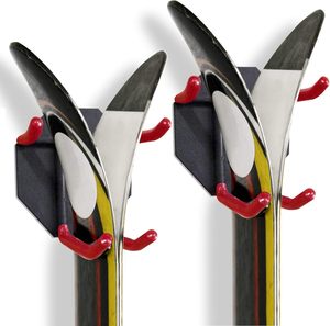 Organisateur de Garage horizontal robuste support de <span class=keywords><strong>Ski</strong></span> utilitaire crochets de Kayak à montage mural avec crochets muraux à l'intérieur à l'extérieur à la maison - Product Image 1