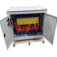 Transformateur d'isolement à deux enroulements, entièrement scellé, de type sec, triphasé et monophasé, 15KVA 25KVA 30KVA, 380V/480V vers 220V, 50/60Hz, auto-sonorisé