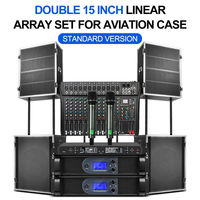 Système de sonorisation Biner LS15 Dual 15 pouces 2 canaux avec audio professionnel pour les spectacles sur scène