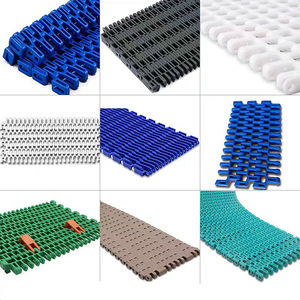 Nhà máy trực tiếp băng tải một phần băng tải phụ kiện bên hướng dẫn nhựa mô-đun vành đai nhựa phẳng hàng đầu chuỗi vành đai Hệ thống băng tải - Product Image 5