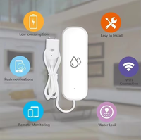 Capteur de fuite d'eau intelligent WiFi Tuay, connecté au réseau WiFi, pour la maison, la cuisine, la salle de bain, système de sécurité contrôlé par l'application Smart Life