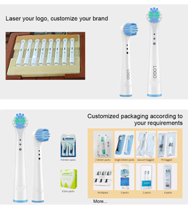 Têtes de brosse à dents de rechange personnalisables compatibles avec les manches de brosse à dents électriques <span class=keywords><strong>B</strong></span> <span class=keywords><strong>Oral</strong></span> <span class=keywords><strong>Pro</strong></span> 1000 7000 1500 - Product Image 6