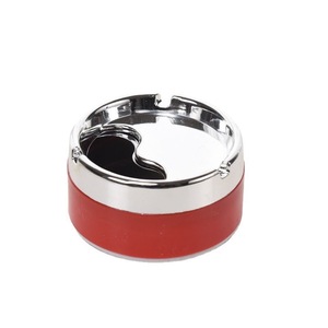 Ashtray With Lid Plastic Round Drop Proof For Home Living Room Bedside Use - Product Image 3