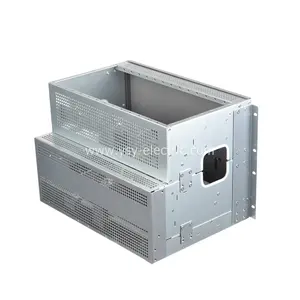 Customized Metal Laser Cutting Enclosure Parts/OEM Sheet Metal Aluminium Amplifier Rack