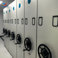 Système de rayonnage mobile électrique haute technologie pour stockage d'archives lourds en acier pour salle de serveurs informatiques