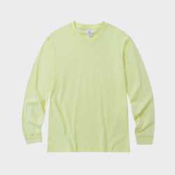 T-Shirt a Costine a Maniche Lunghe 100% Cotone per Uso Quotidiano, Casa e Esterno, 230GSM, Indossabile da Solo o Stratificata, Versatile e Semplice - Product Image 2
