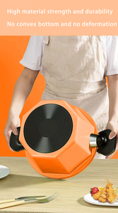 5 Litres 7L nouveau Style cuisine marmite à soupe casserole marmite casserole couvercle en verre gaz multi-fonction Micro autocuiseur fonte - Product Image 2