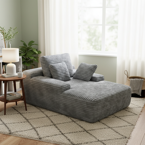 Canapé-<span class=keywords><strong>lit</strong></span> convertible avec mousse haute densité, <span class=keywords><strong>fauteuil</strong></span> lounge <span class=keywords><strong>en</strong></span> velours côtelé compressé sous vide, canapé sectionnel pour salon et chambre à coucher - Product Image 2