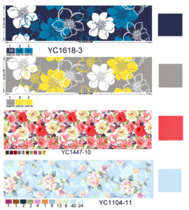 6pcs Set Sprei Ukuran Queen King 100% Poliester Mikrofiber Sekali Pakai Lipat Motif Bunga Hewan Natal Daun untuk Penggunaan Hotel - Product Image 2