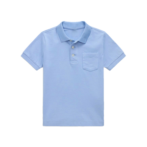 Polo de Algodón para Niños, Listo para Viajar, con Bolsillo, Mangas Cortas, Acabado Antiarrugas, Diseño Plegable, para Vacaciones Familiares o Viajes por Carretera - Product Image 1