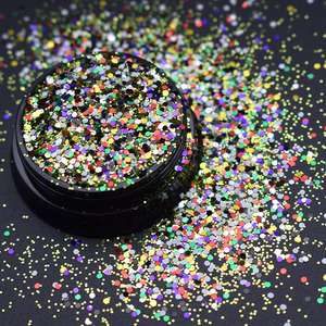 Polvo <span class=keywords><strong>de</strong></span> Purpurina Mixto <span class=keywords><strong>de</strong></span> Estrellas Coloridas al por Mayor en Bolsas <span class=keywords><strong>de</strong></span> <span class=keywords><strong>Kilo</strong></span>, Purpurina Gruesa a Granel para Vasos, Manualidades, Pintura y Arte <span class=keywords><strong>de</strong></span> Uñas - Product Image 3